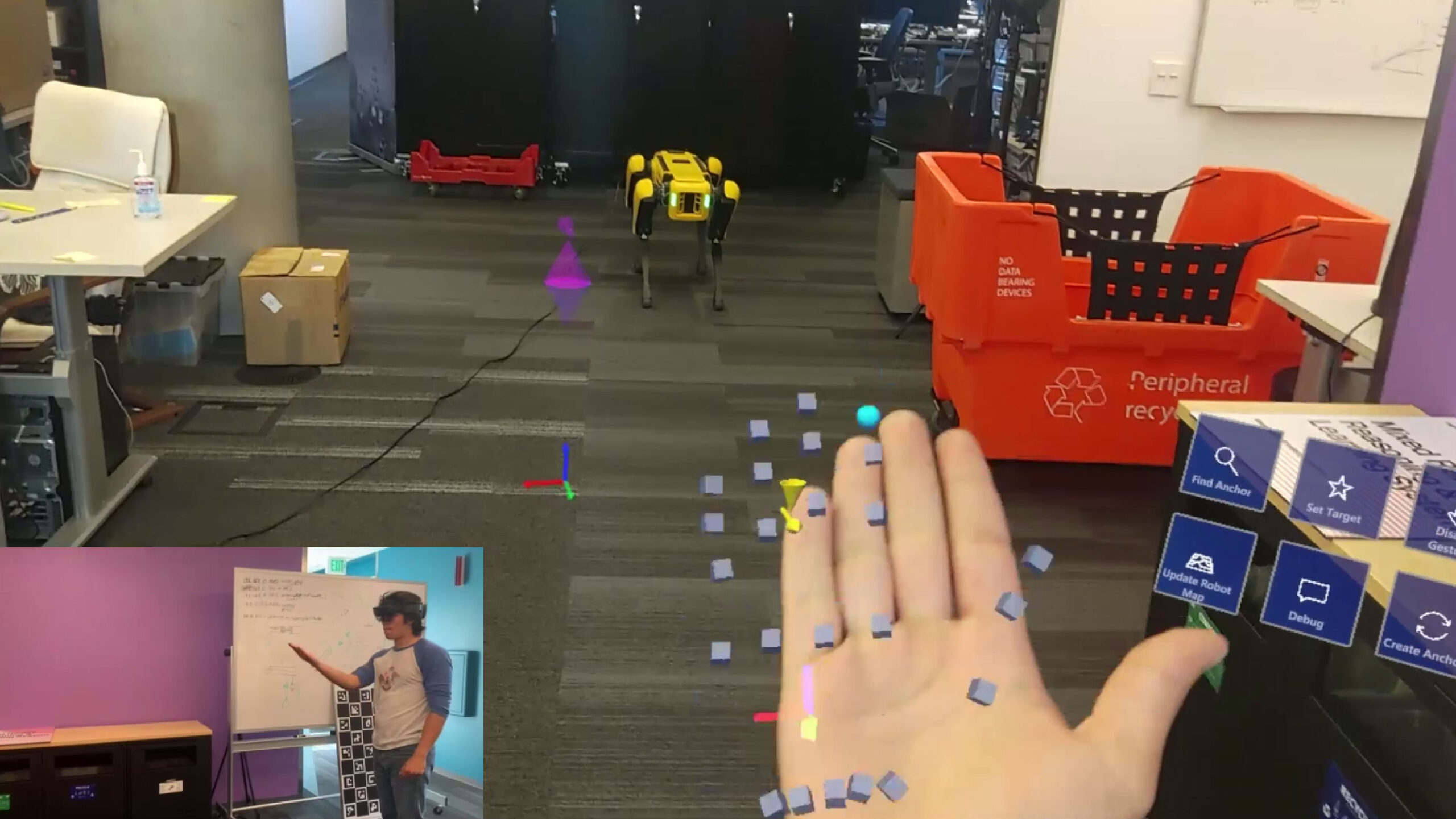 Enabling between mixed reality and via localization - Microsoft Research