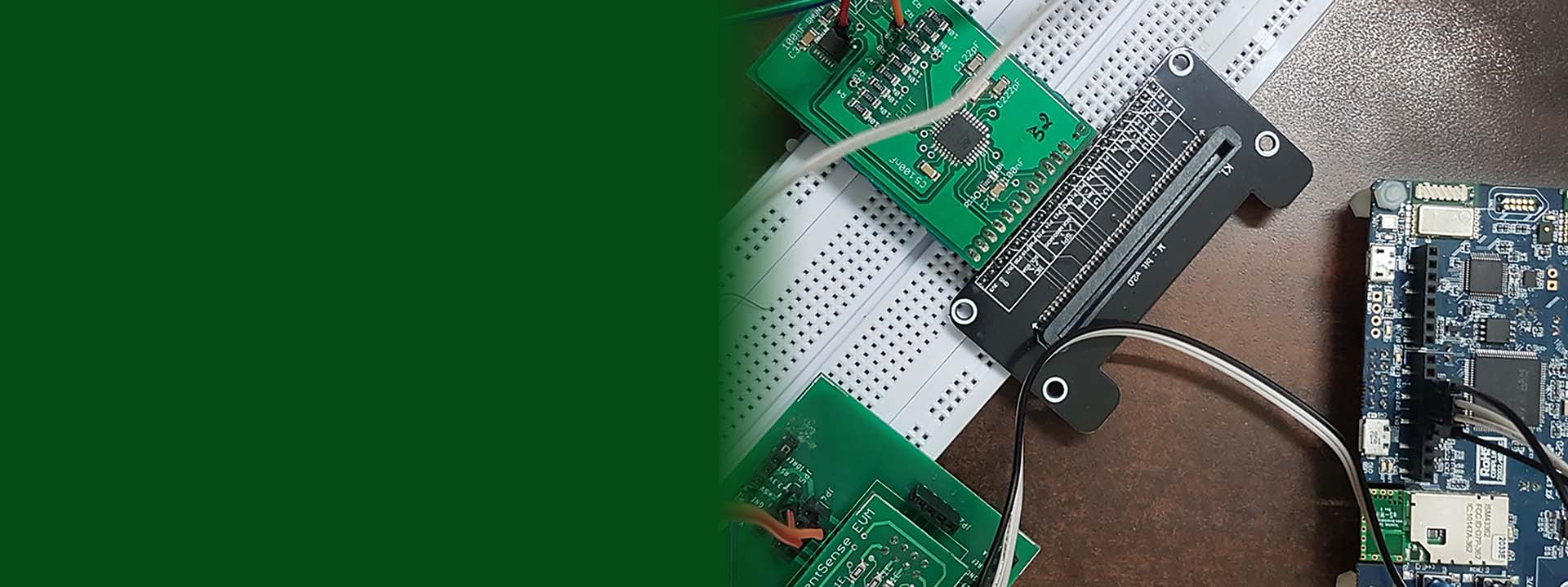 Dependable IoT: circuit boards on a table