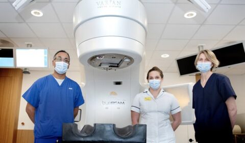 Dr Raj Jena and colleagues at Addenbrooke's Hospital