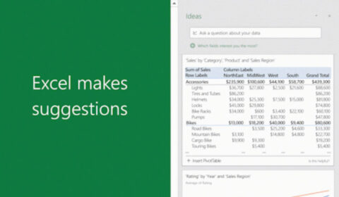 screenshot of Microsoft Excel making suggestions with LAMBDA