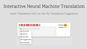 Interactive Neural Machine Translation - screen shot