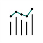 quantifcation icon: line chart