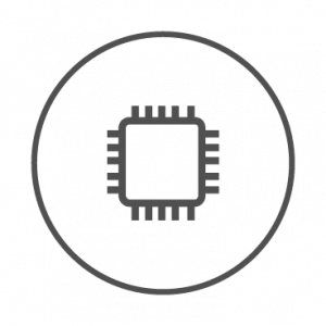 microchip outline icon