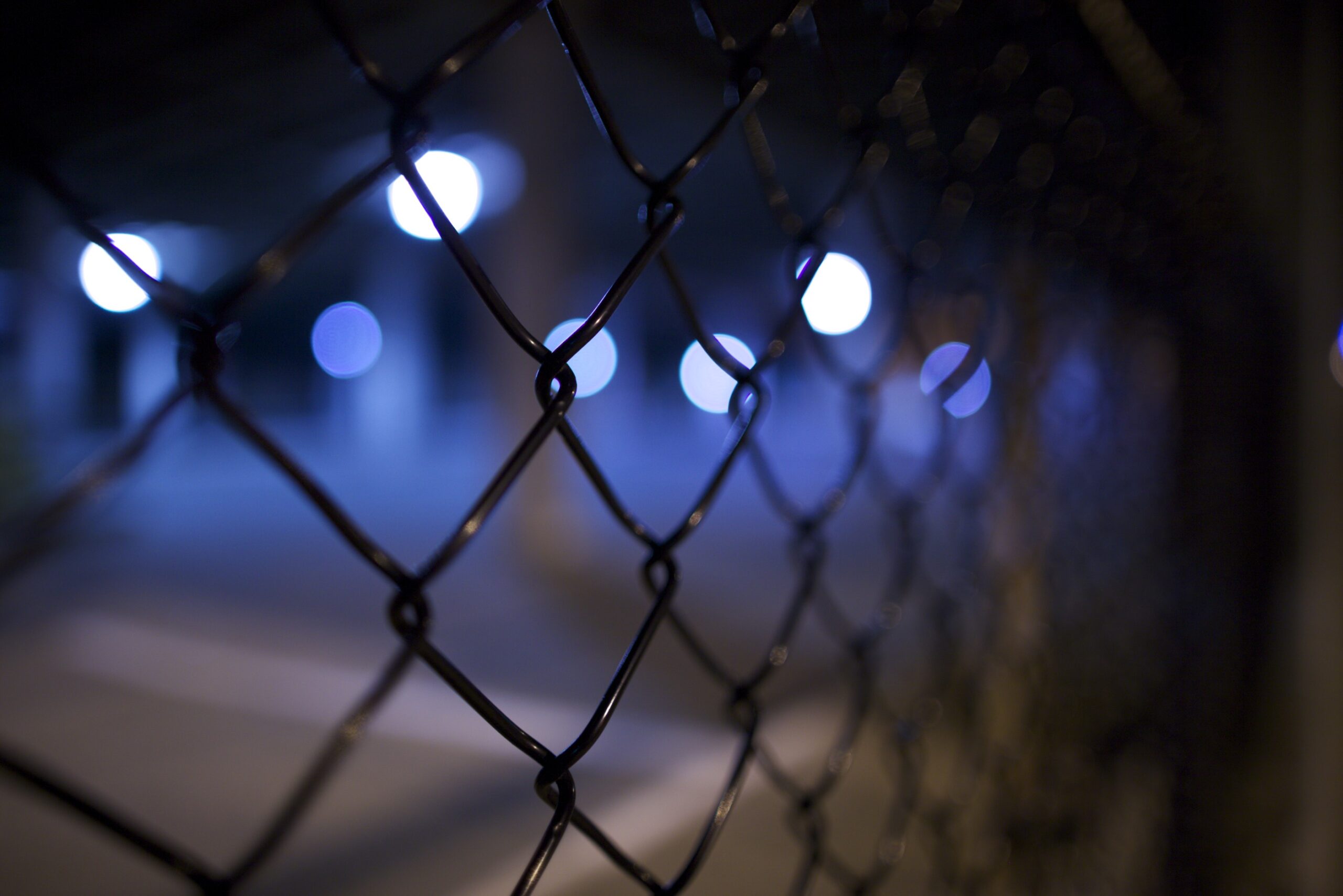 Chain-Link Fence Background