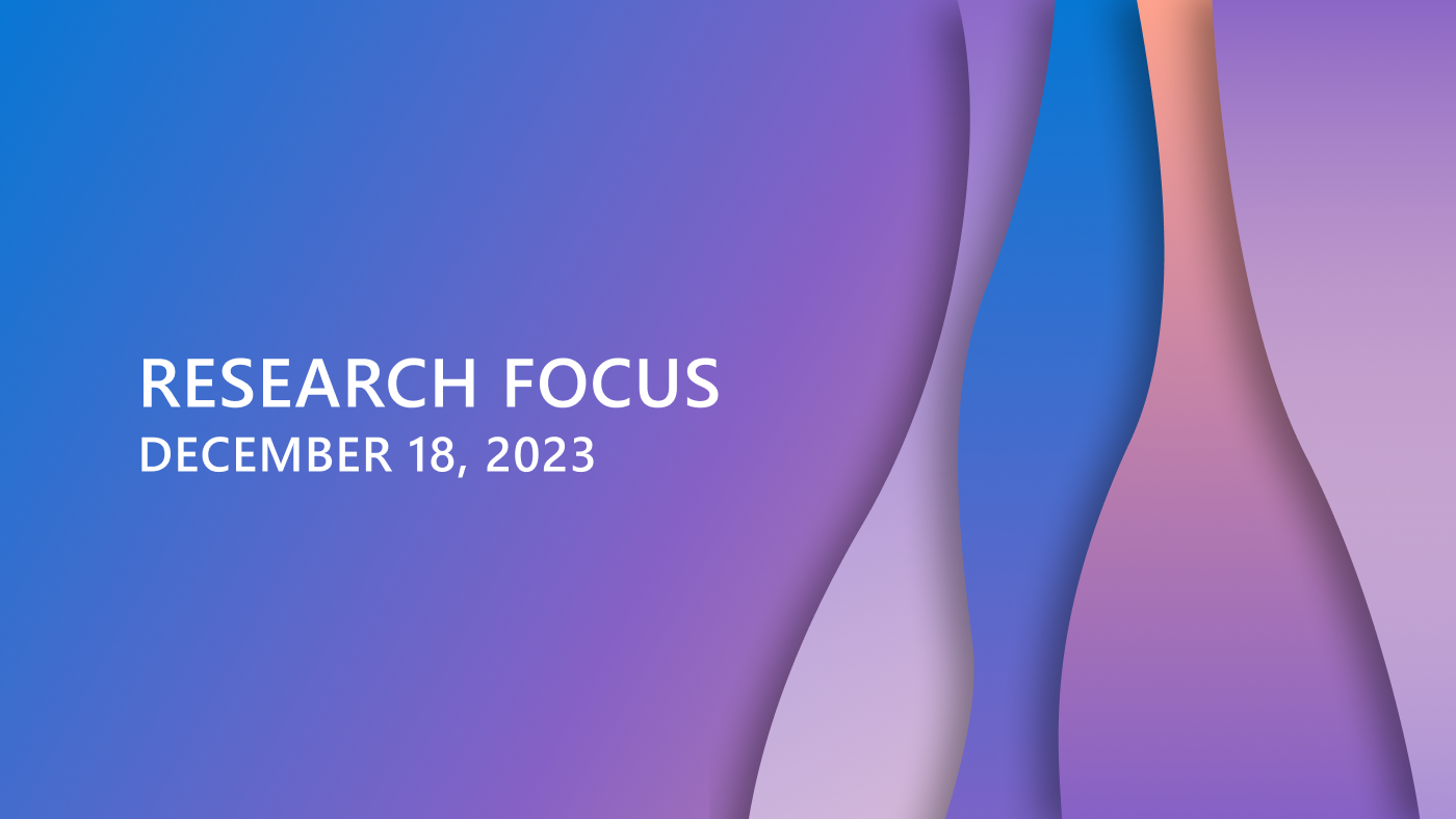 Research Focus
December 18th, 2023