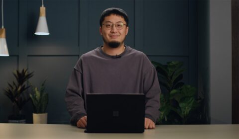 a man standing in a room