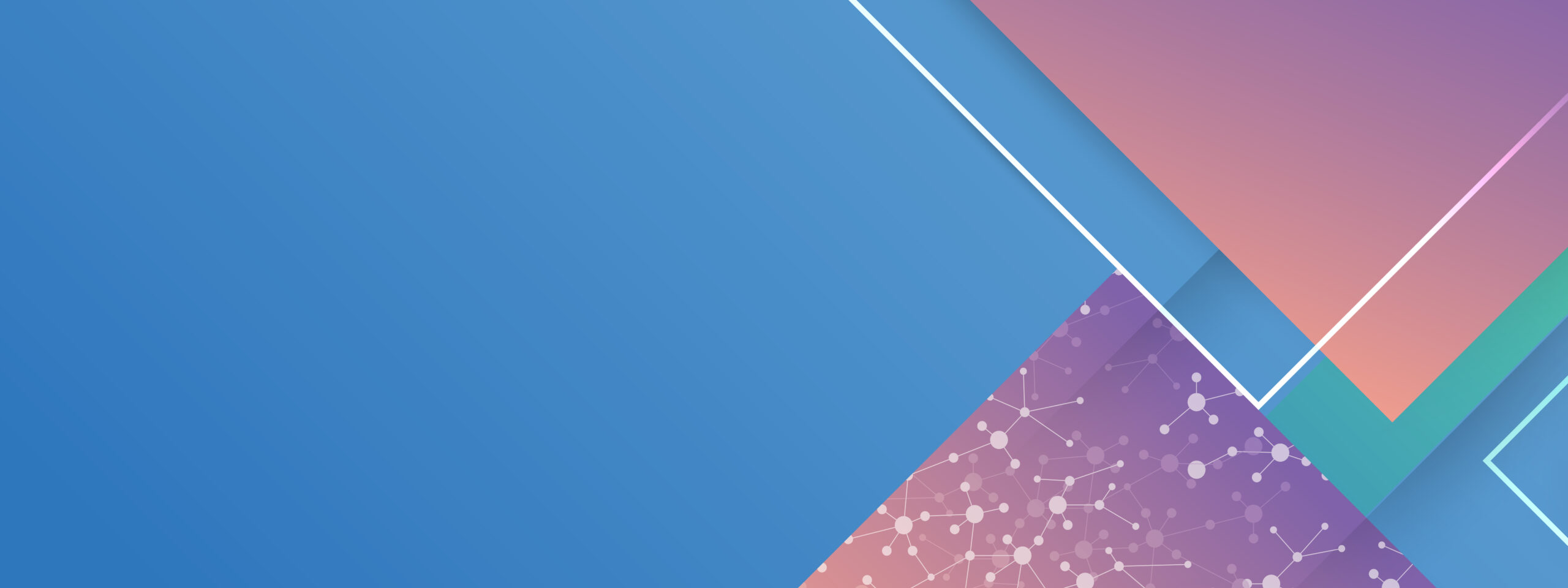 ICLR conference banner - abstract shapes