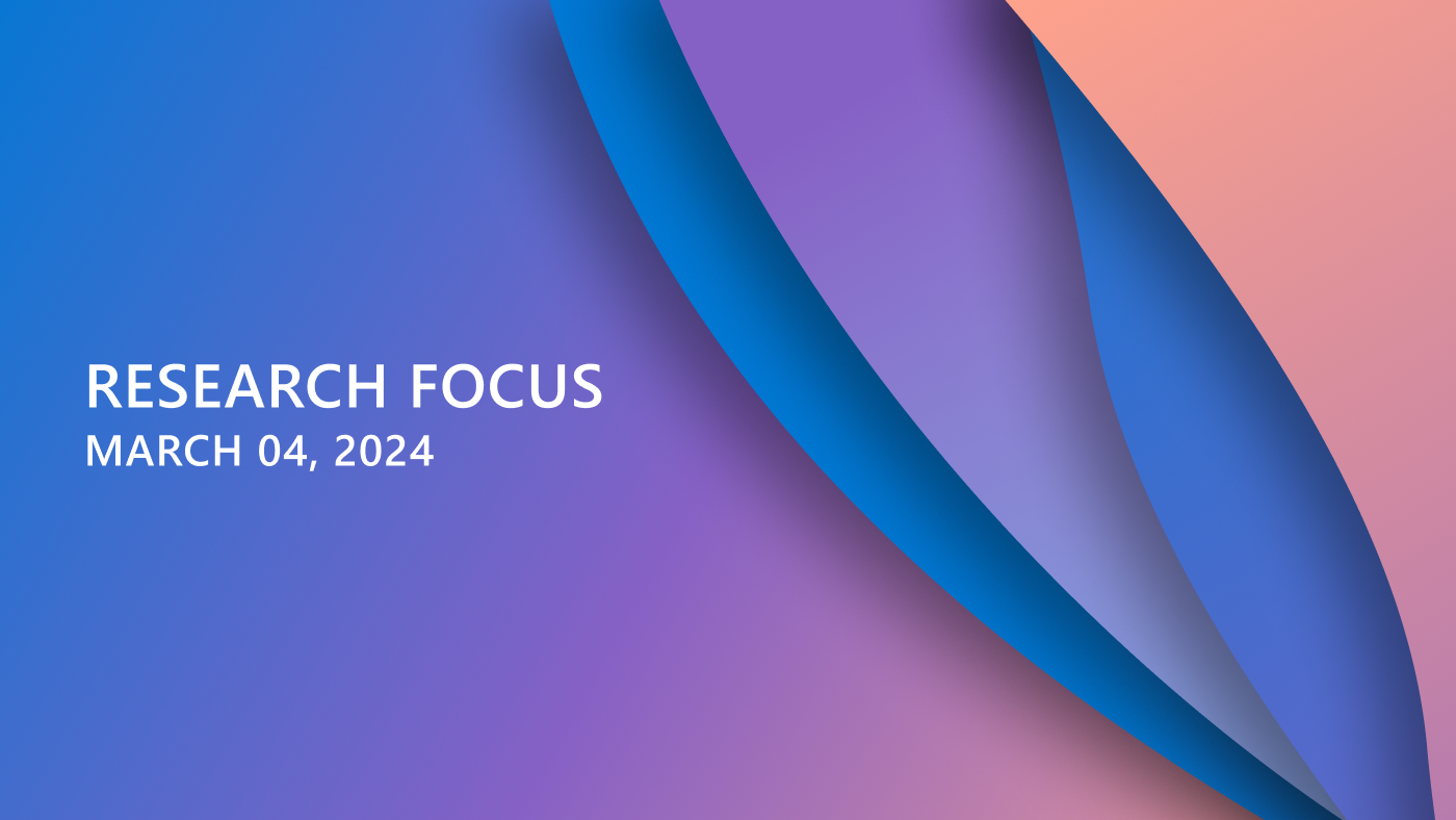 Research Focus Week of March 4, 2024