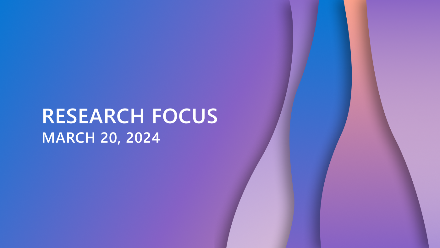 Research Focus March 20, 2024