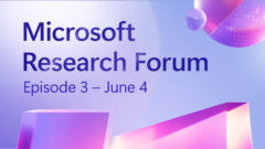 Microsoft Research Forum - abstract with shapes