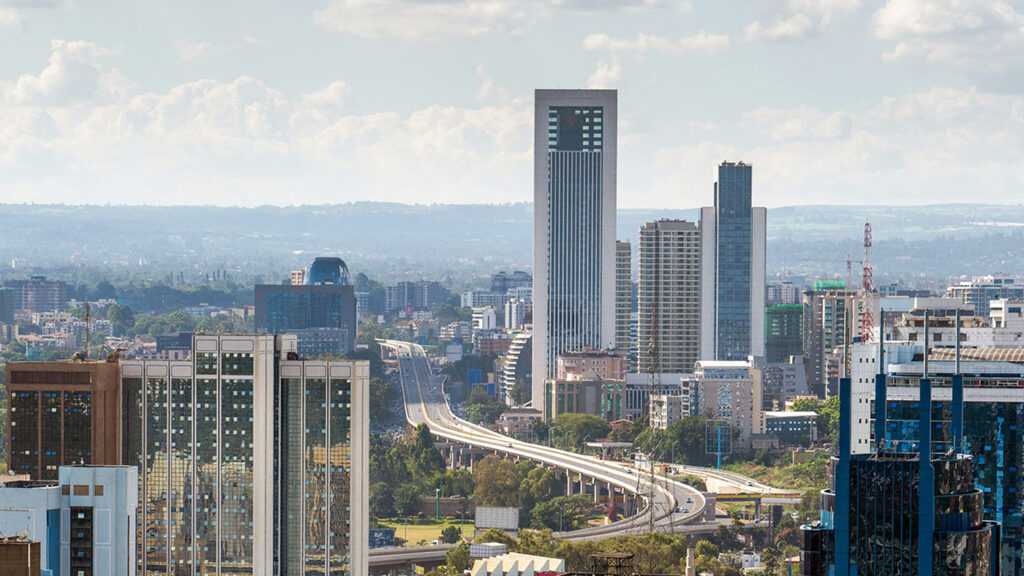 MSR Africa Lab - photo of the Nairobi skyline