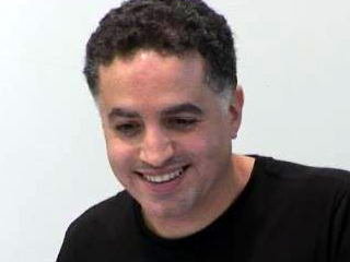 a man smiling for the camera