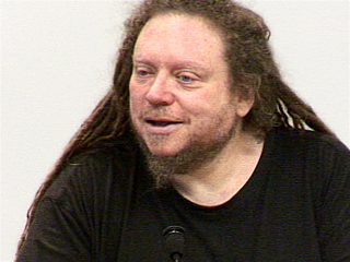 Jaron Lanier posing for the camera