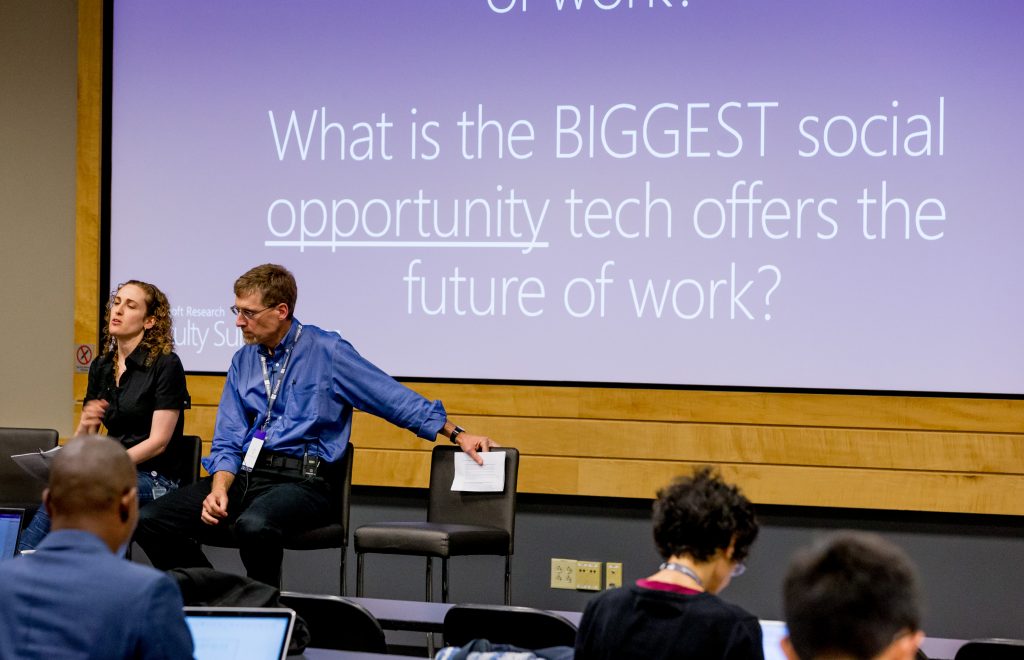 Breakout sessions during the Microsoft Research Faculty Summit