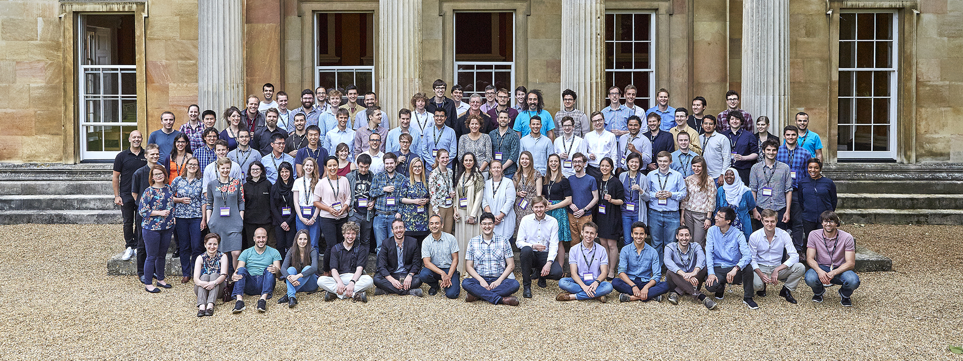 a group of people posing for a photo