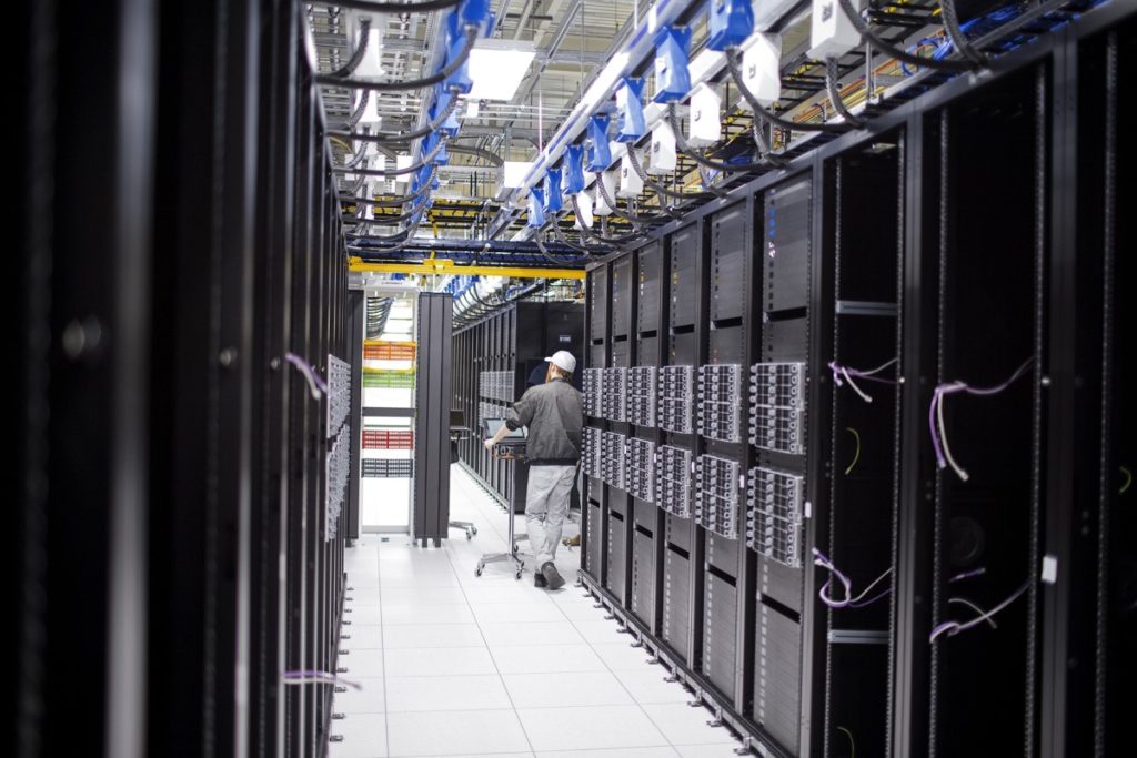 IT professionals build and maintain the LinkedIn server farm.