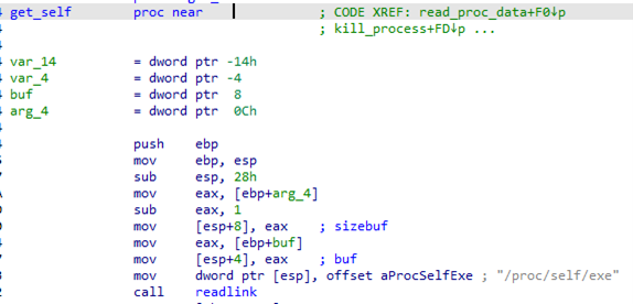 Screenshot of XorDdos' code it uses for self-replication.