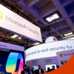 The Microsoft Security booth at Black Hat USA Conference.