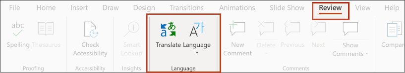 Powerpoint Microsoft Translator For Business