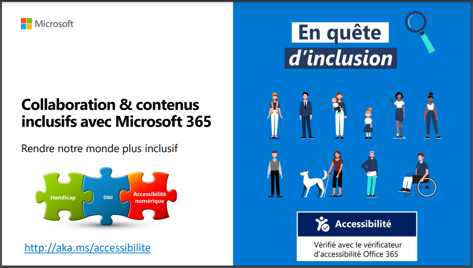 En Quete D'inclusion, Collaboration et contenu inclusif avec Microsoft 365, Rendre notre monde plus inclusif
