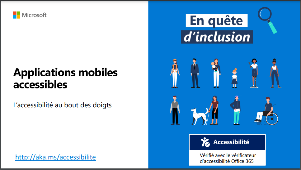 Applications mobiles accessibles