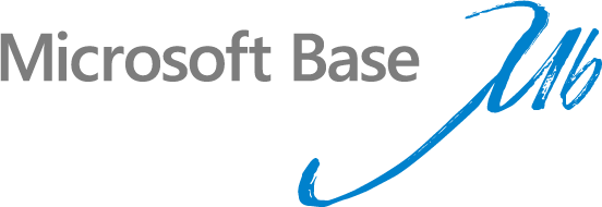 マイクロソフトのベースロゴ(グレーとブルー)