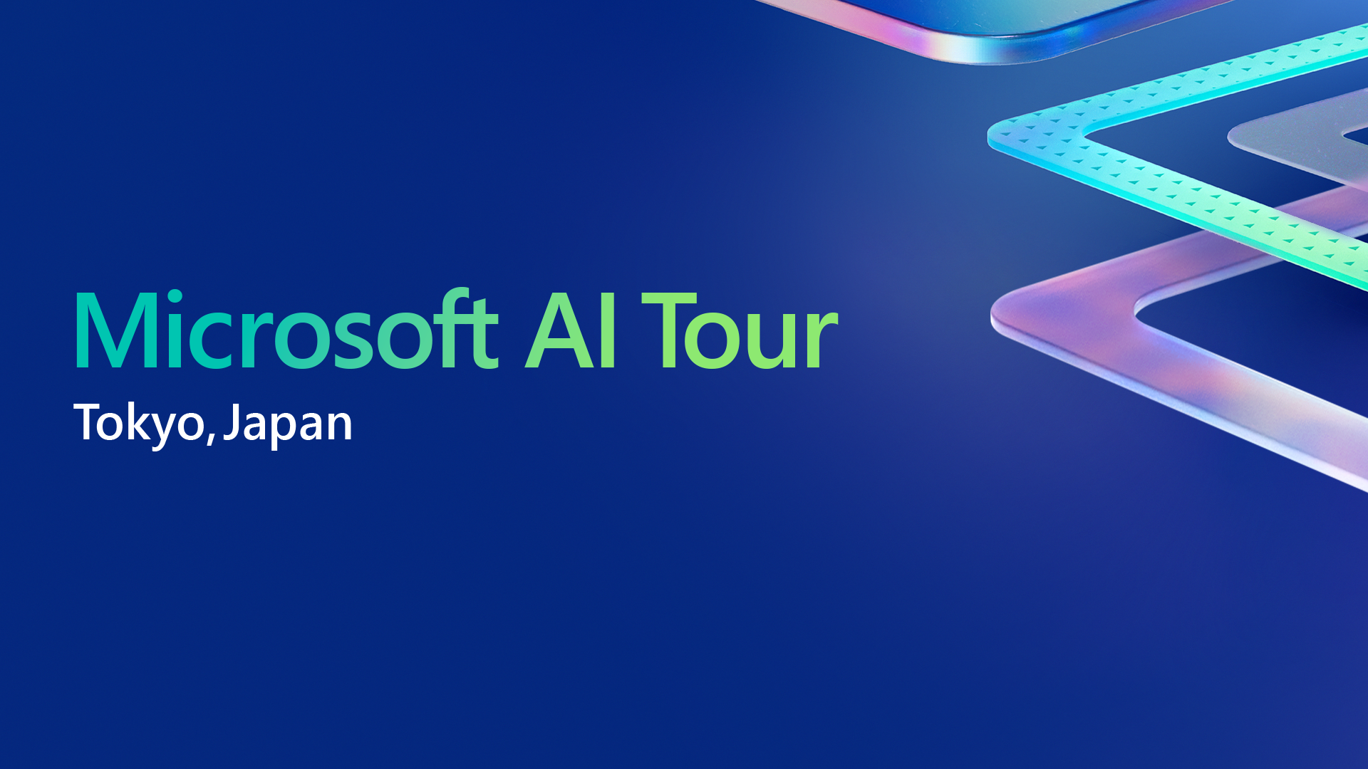 Microsoft AI Tour Tokyo, Japan