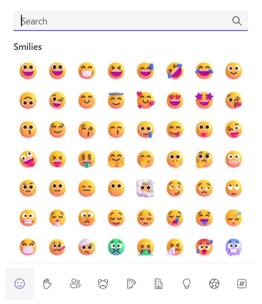 Mang đến sự vui tươi và sống động cho tin nhắn bằng các emoji fluent hoàn toàn mới.